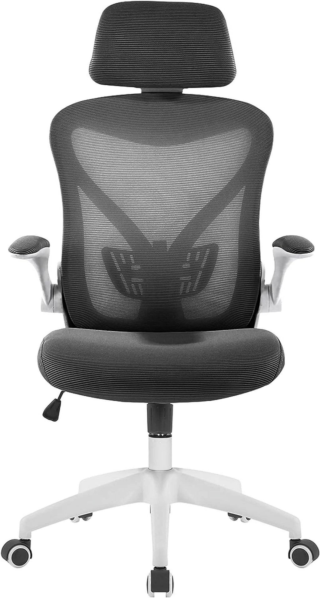 Office Chair with Headrest, Mesh Back, Armrests and Adjustable Seat with Wheels V42377