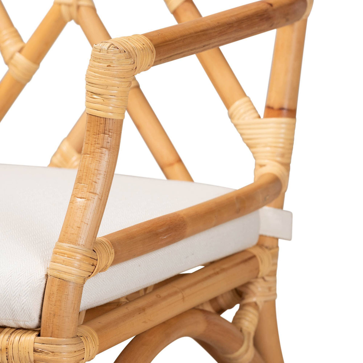 Finished Rattan Armchair L128332
