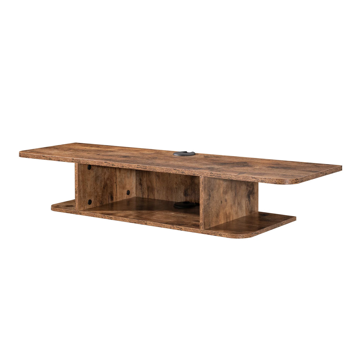 Wall Mount TV Stand up to 50" Walnut Y140