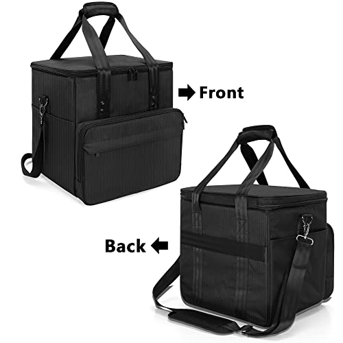 Vinyl Record Carrying Bag with Dividers Holds up to 60 LP Records U895