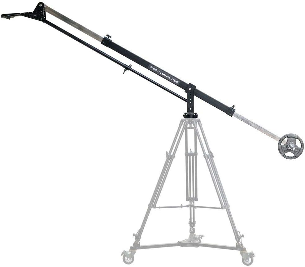 10' Telescopic Jib Arm Crane with Motorized Pan Tilt Head F820219