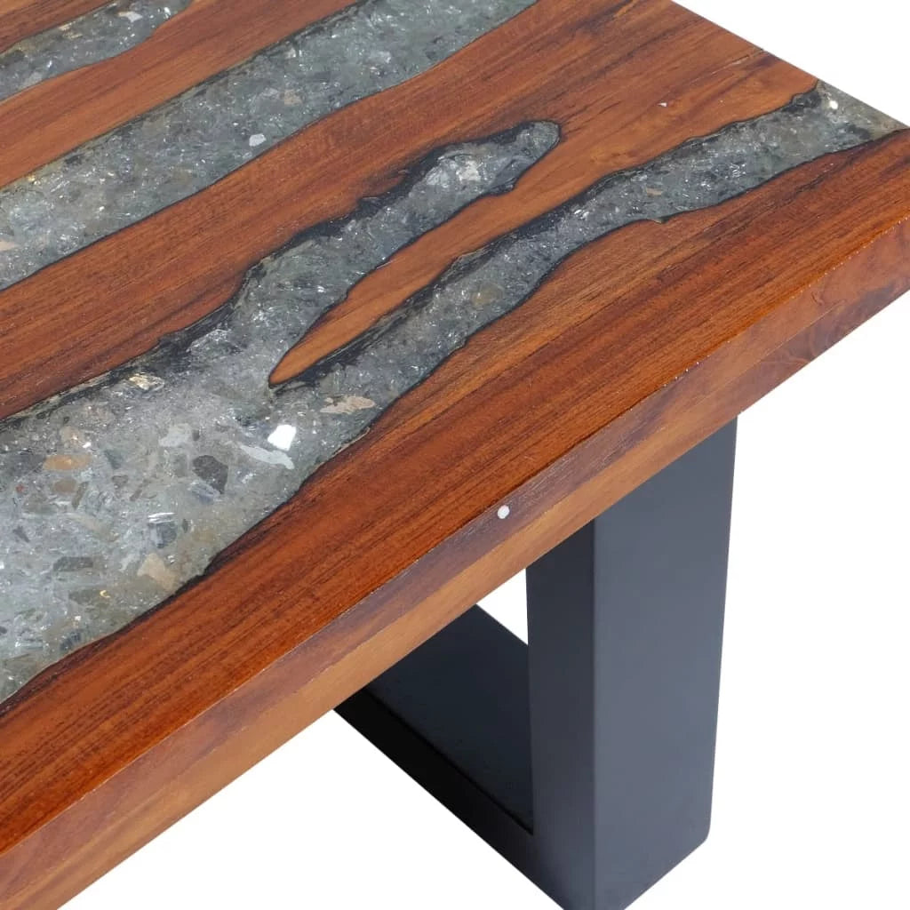 Teak Resin Coffee Table 39.4"x19.7" G316052