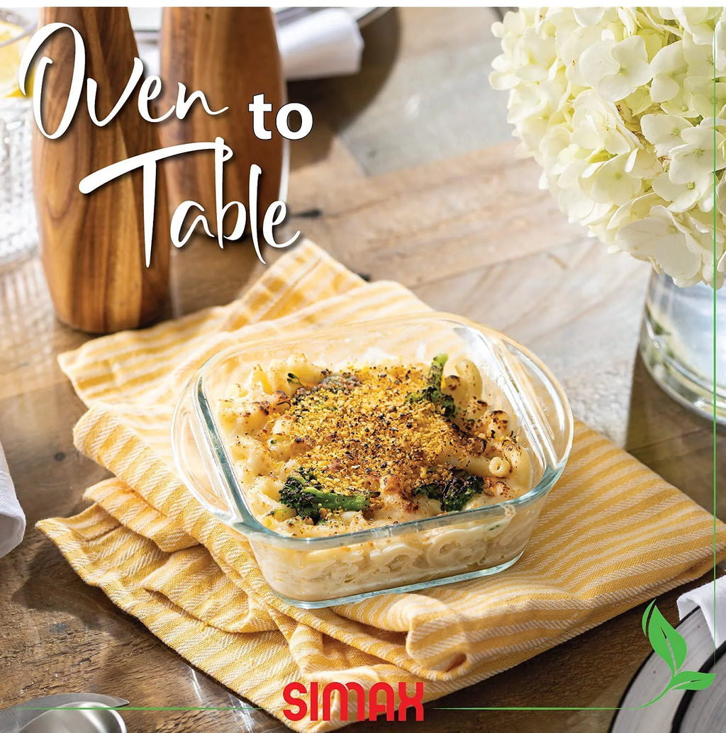 Clear Square Mini Glass Casserole with Lid 10 Ounce A401564