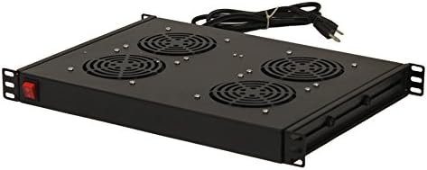 1U Rack Cabinet Mounted Server Cooling System with 4 Fans J972747
