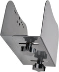 Adjustable Steel Computer Mount for CPU Displays 4-6.25 inches, Wall Mountable, Gray, Pack of 2 H13833