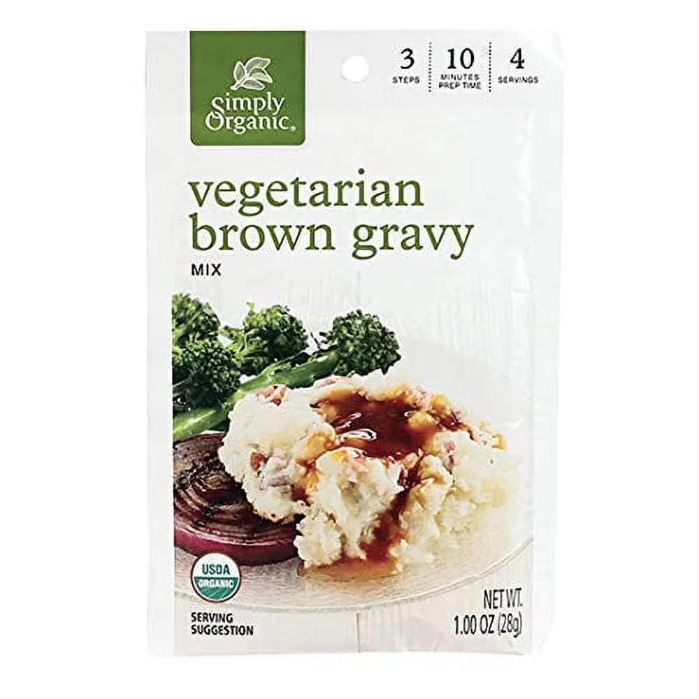 Organic Vegetarian Brown Gravy Mix 1 oz Pack of 12 F700