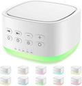 White Noise Machine with 10 Colors Lights and 25 Soothing Sounds L48640