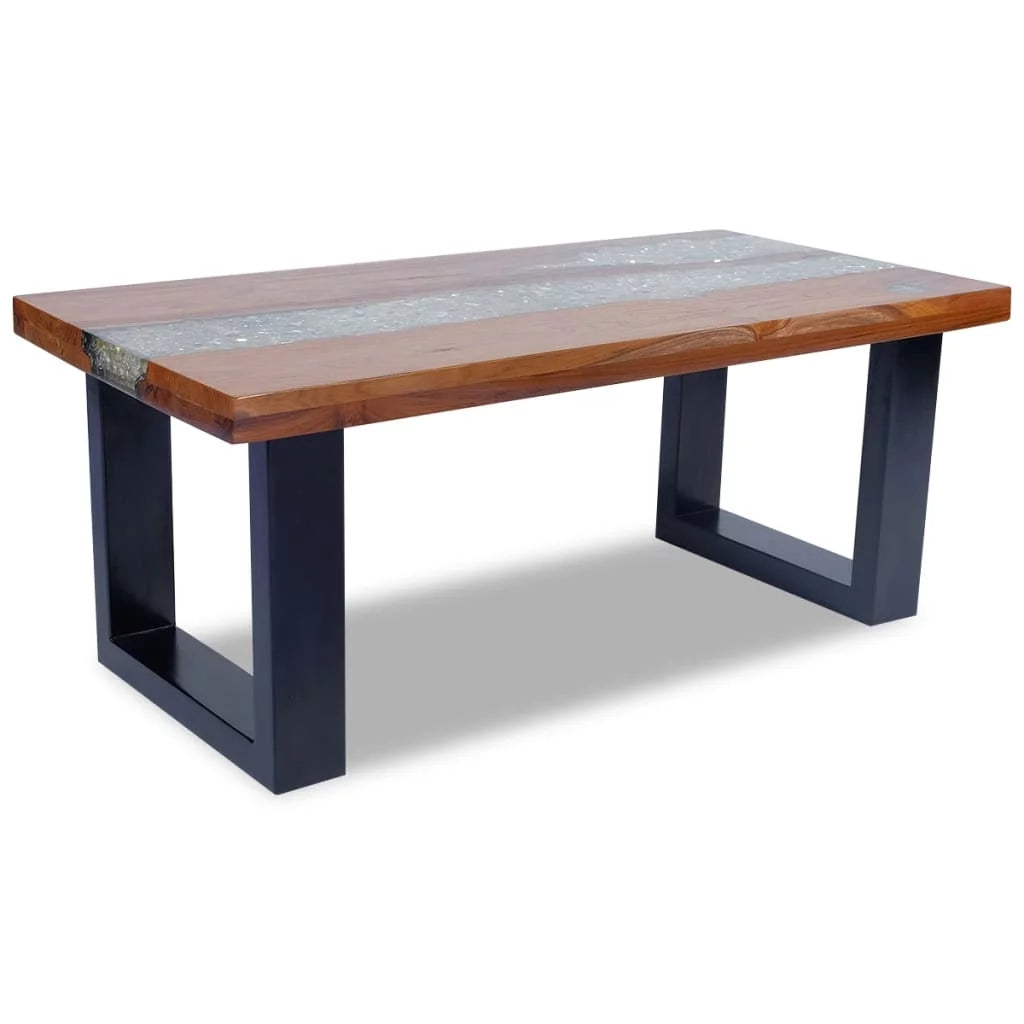 Teak Resin Coffee Table 39.4"x19.7" G316052