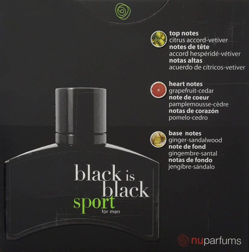 Black Is Black Sport Eau de Toilette 3.4 oz B582470
