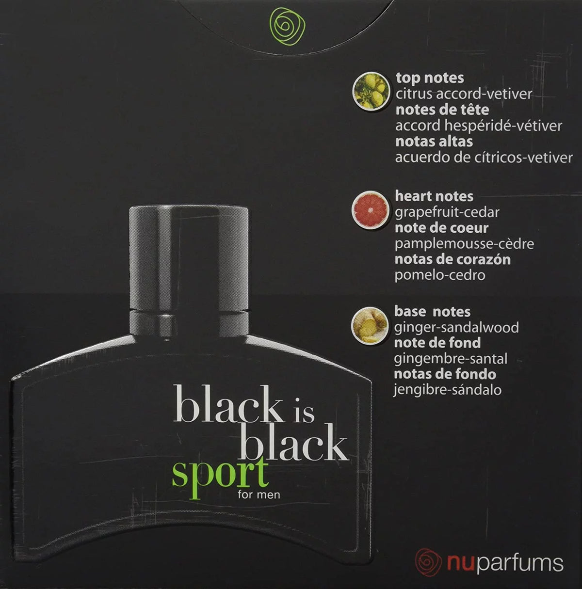 Black Is Black Sport Eau de Toilette 3.4 oz B582470