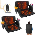 Heated Folding Stadium Seat with Back Support, 6 Reclining Positions, 3 Heat Modes K36854