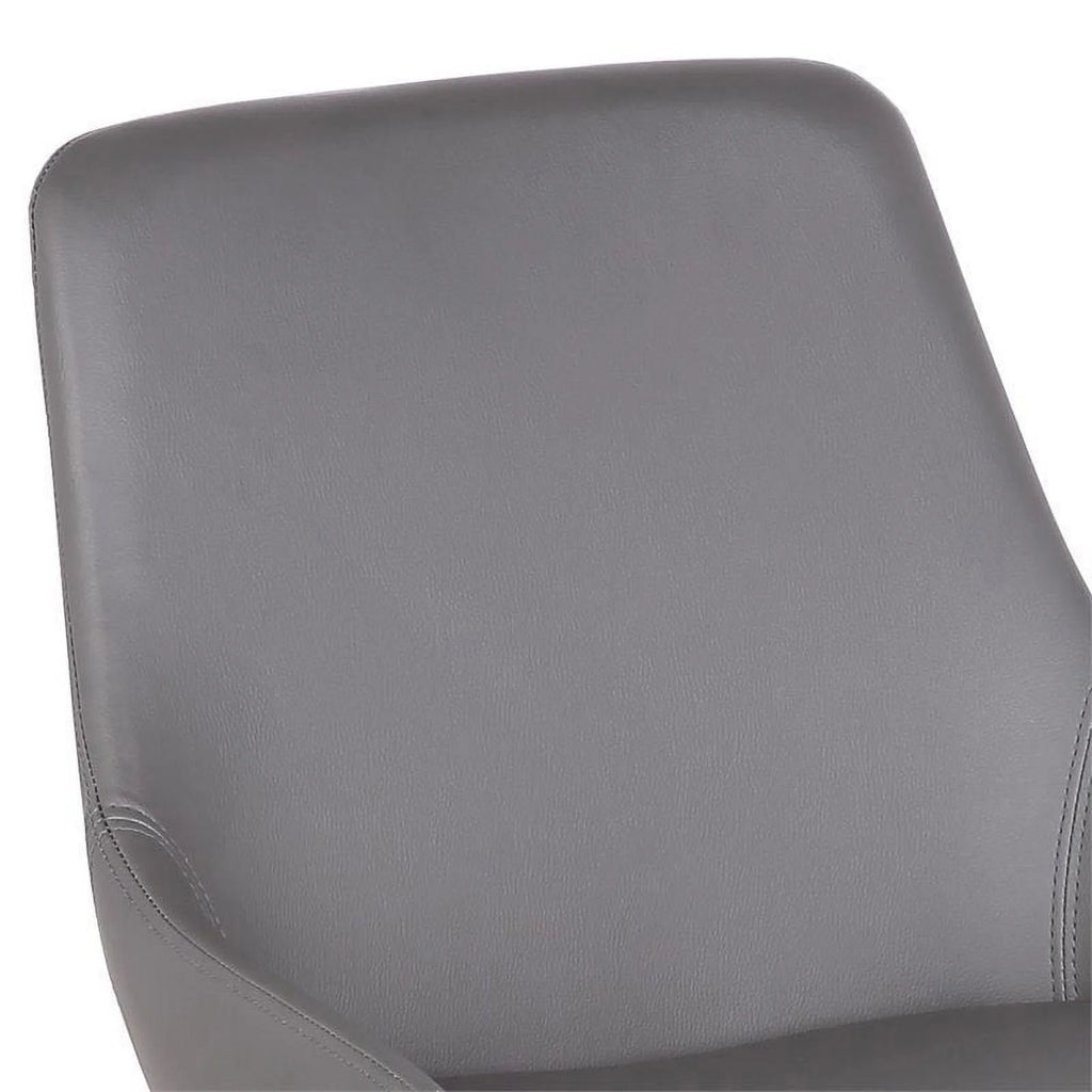 Gray Faux Leather Dining Chair H993