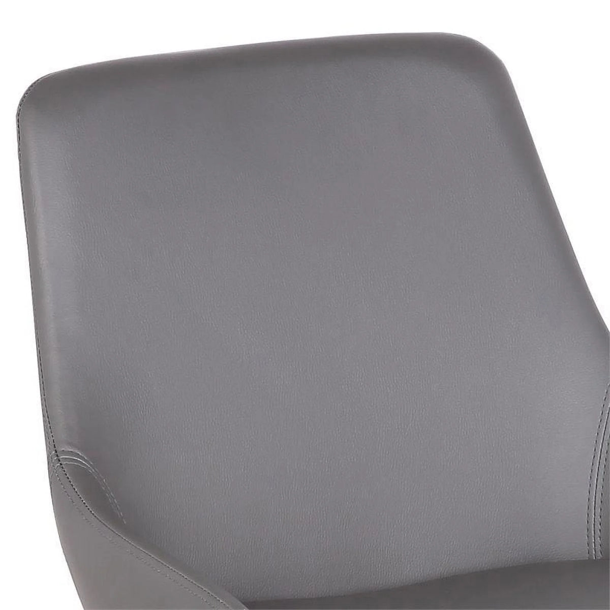Gray Faux Leather Dining Chair H993