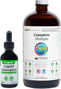Chlorophyll Drops & Adult Daily Multivitamin Bundle Vegan Non-GMO R496361