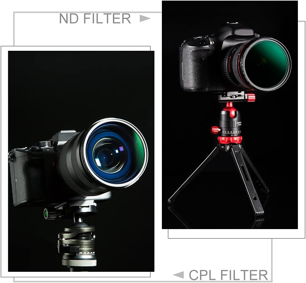 67mm Neutral Density ND8 ND64 CPL Circular Polarizer Filter Set with Multi-Layer Coatings D153041