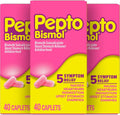Caplets for Nausea, Heartburn, Indigestion, Upset Stomach, and Diarrhea, 120 Total X318