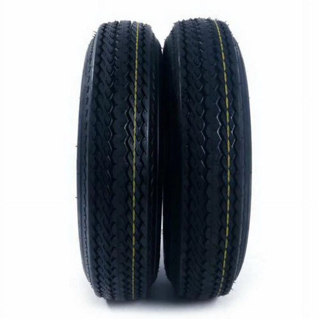 2PCS 5.30-12 Bias Trailer Tires with White Rim N273376