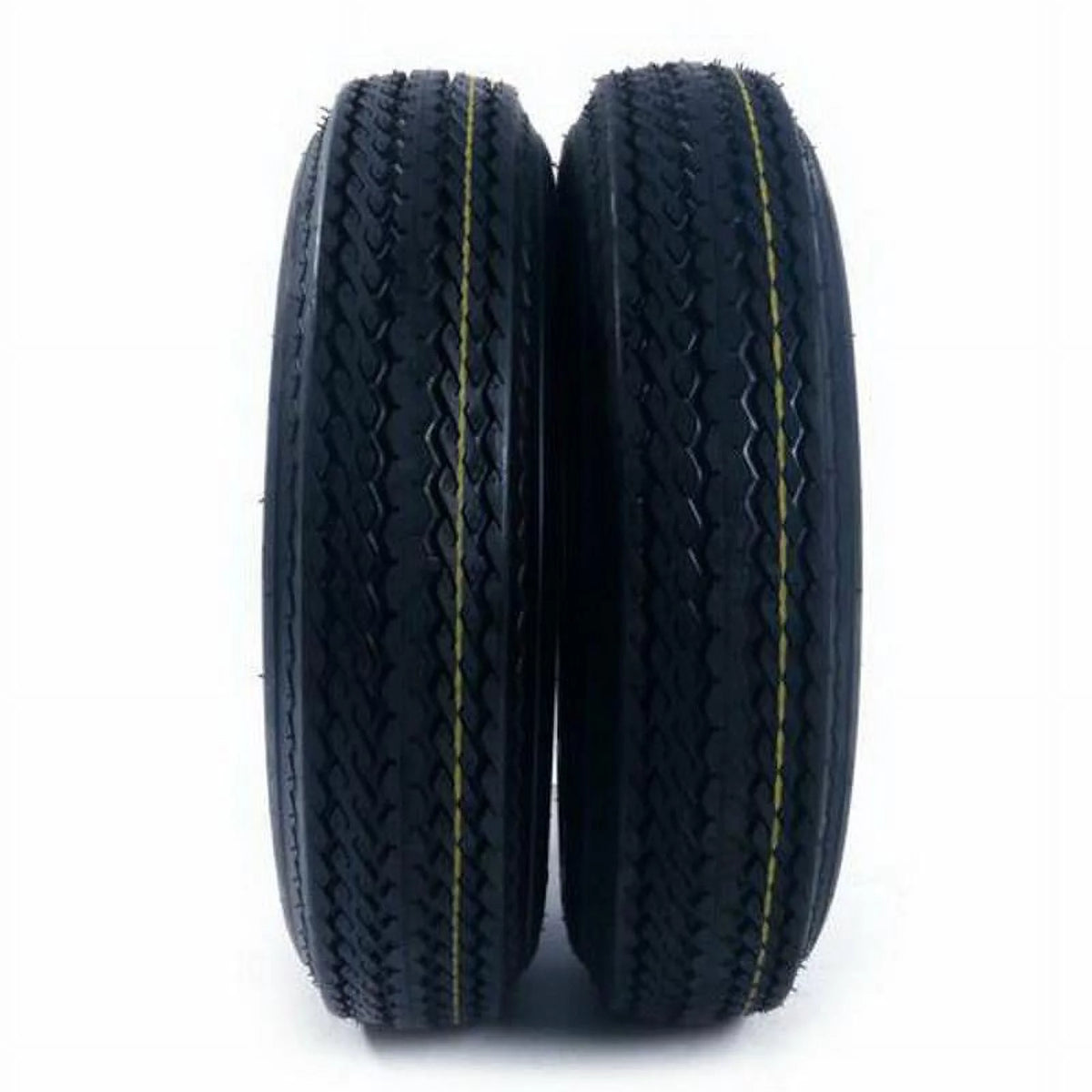 2PCS 5.30-12 Bias Trailer Tires with White Rim N273376