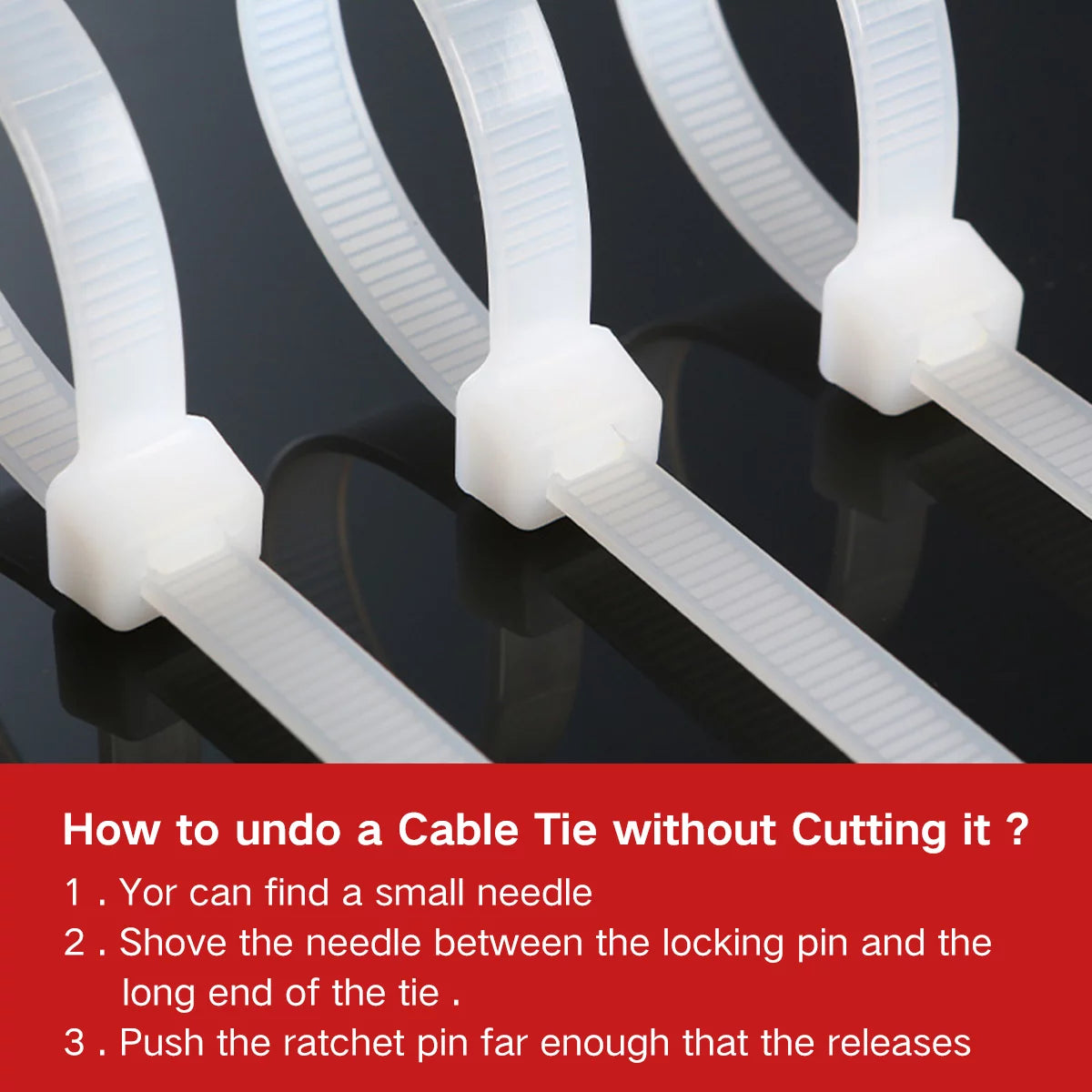 24 Inch Heavy Duty Zip Ties F991