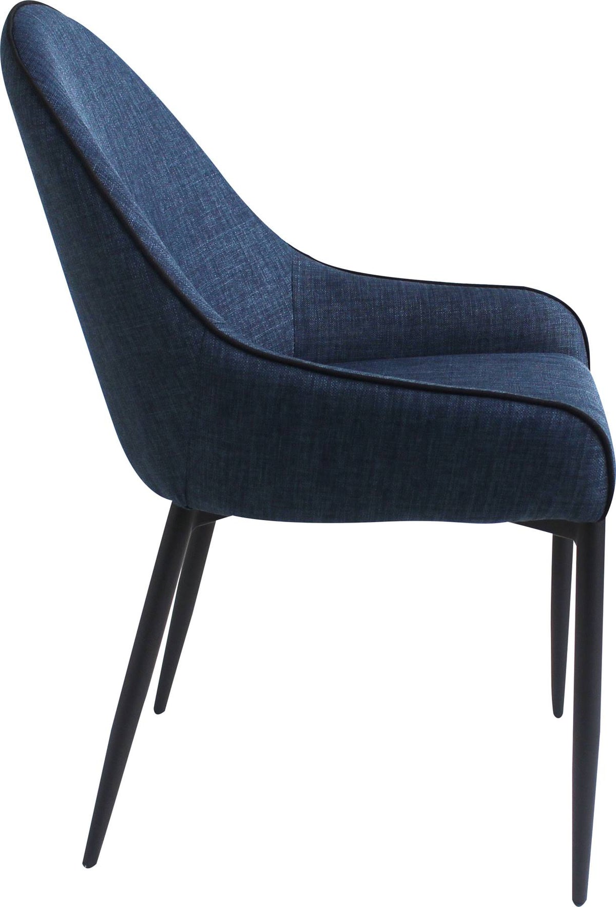 Dark Blue Dining Chair Set of 2 D958