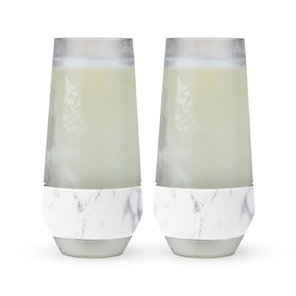 Champagne Freeze Double-Walled Stemless Wine Glasses, 9 Oz, Set of 2 U37435