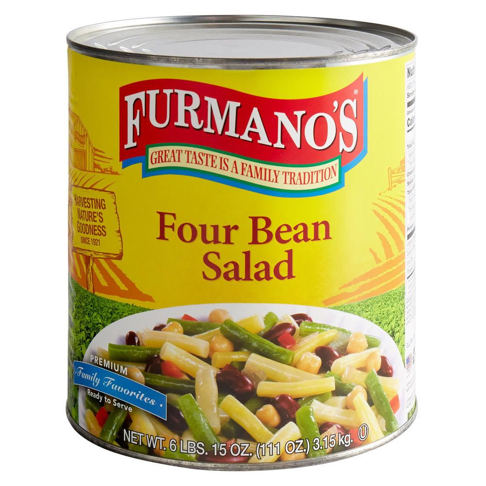 #10 Can Four Bean Salad - 6/Case Z217475