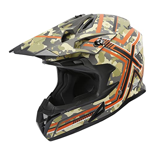 Unisex-Adult Full Face Motocross Helmets Y2197
