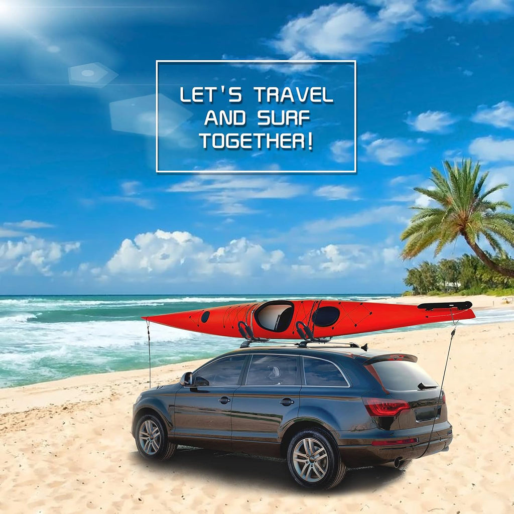 2 Pairs Universal HD Kayak Roof Rack for 2 Kayaks P337689