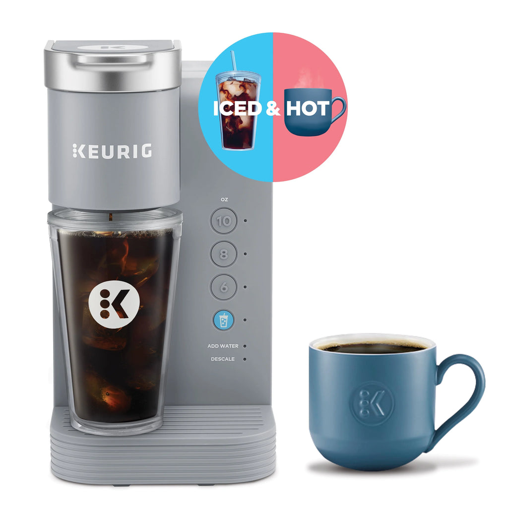 Gray Single-Serve K-Cup Pod Coffee Maker V832863