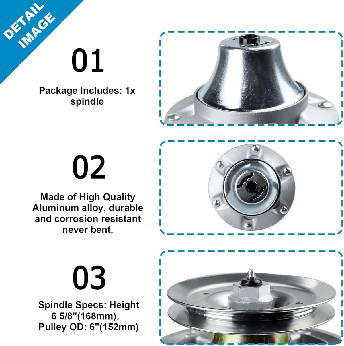 Spindle Assembly Pack of 2 for 60 inch Deck Mower A65794