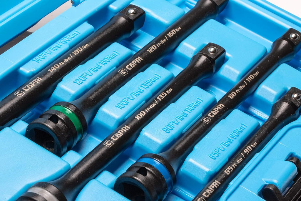 5 Piece Torque Limiting Extension Bar Set, 1/2 in. Drive L697040