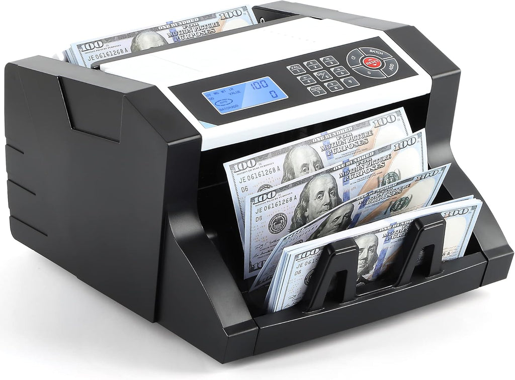 Money Counter with UV/MG/MT/IR/DD Counterfeit Detection Cash Bill Counting Machine J763612