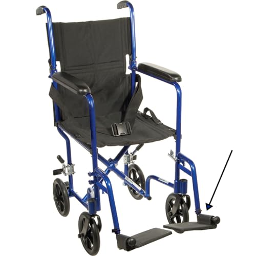 Replacement Footrest for Transport Chair (Red) K9410