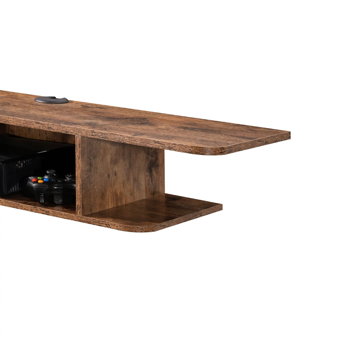Wall Mount TV Stand up to 50" Walnut Y140
