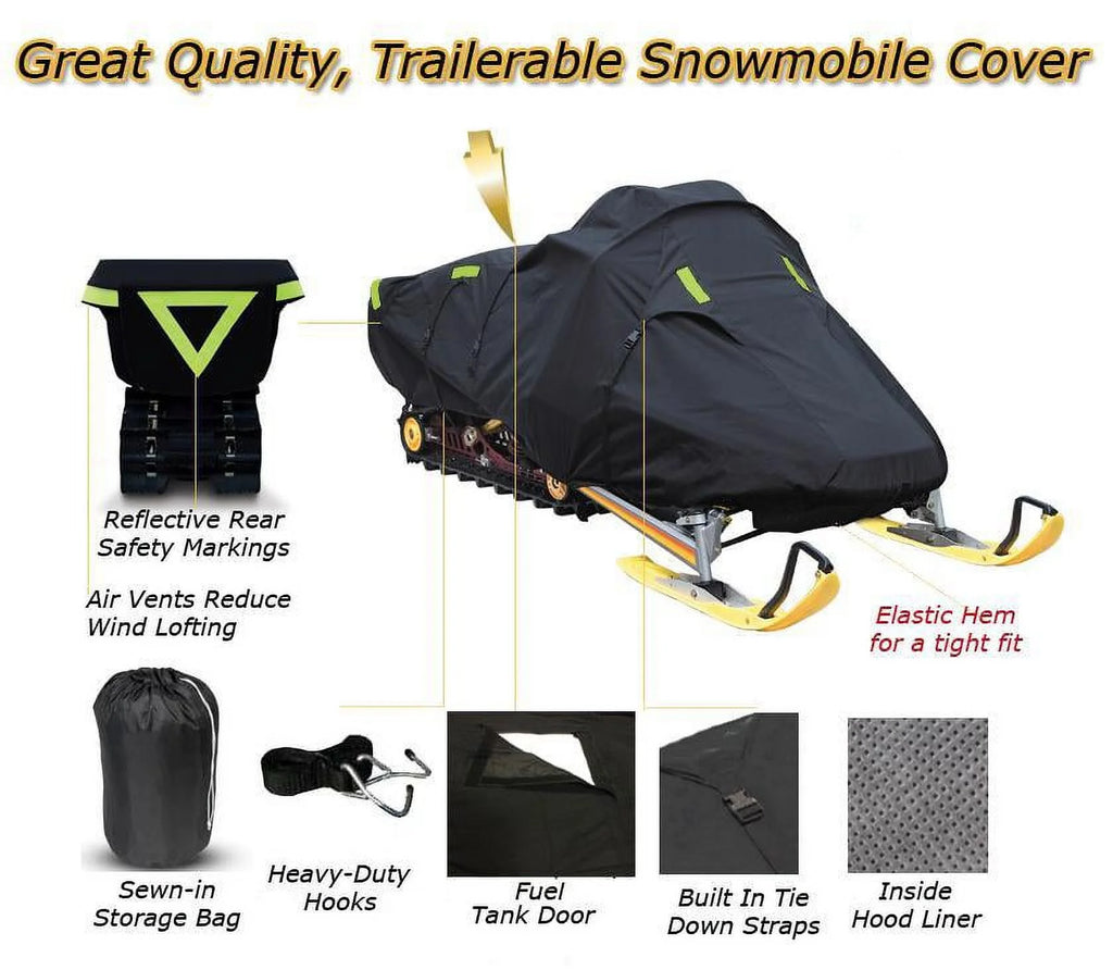 Trailerable 600 Denier Snowmobile Cover O653