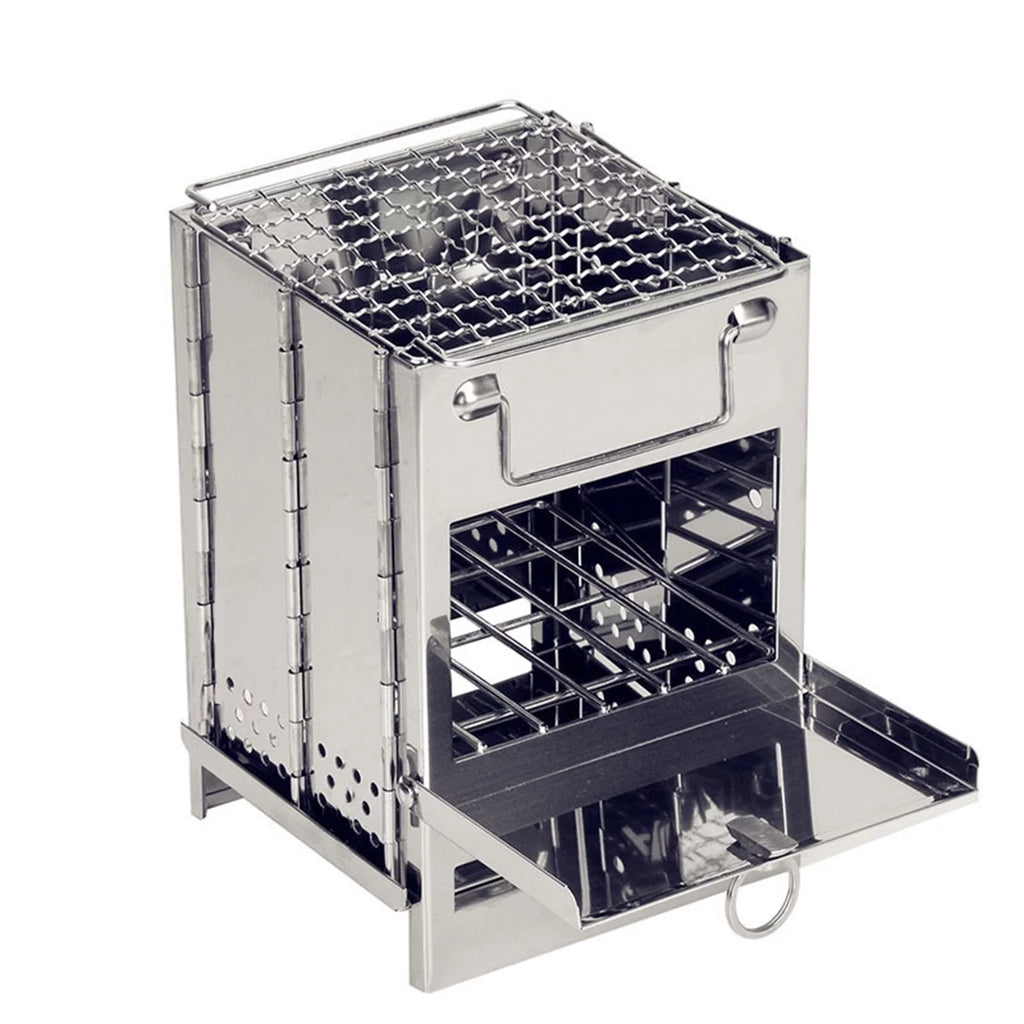Foldable Stainless Steel Charcoal Grill R109