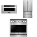 36 Gas Range, Refrigerator and Microwave V68520