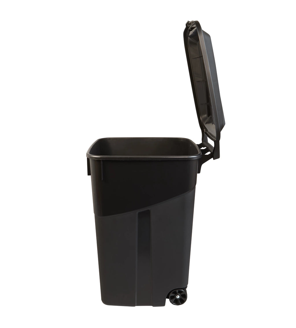 45 Gallon Wheeled Heavy Duty Plastic Garbage Can D4349