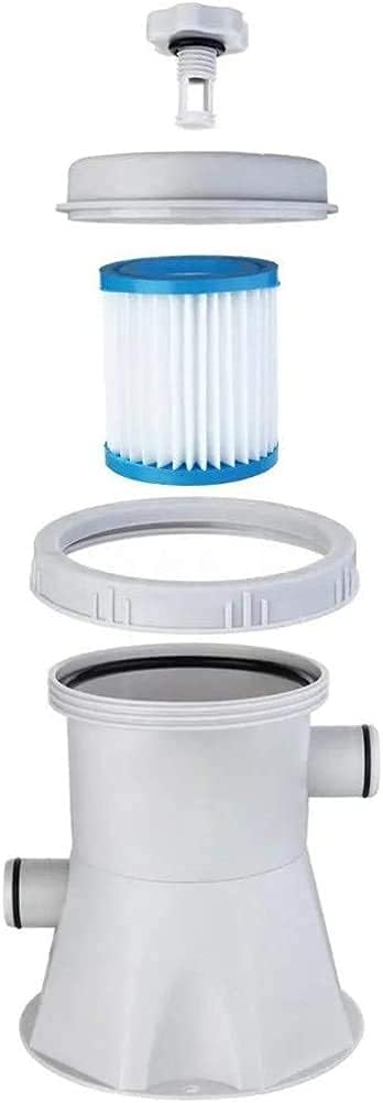 Clear Cartridge Pool Filter Pump, 300 GPH, 110-120V A7457