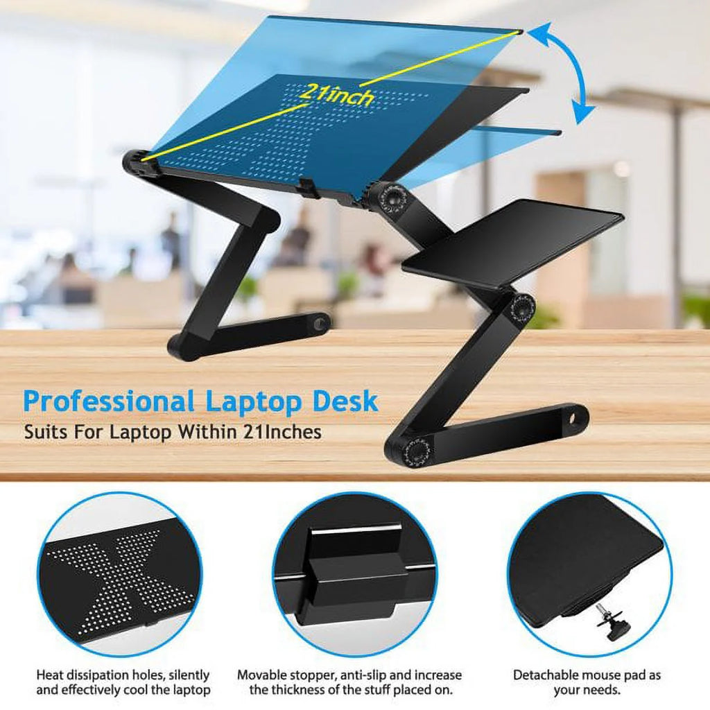 Adjustable Foldable Laptop Desk Bed Table L42327