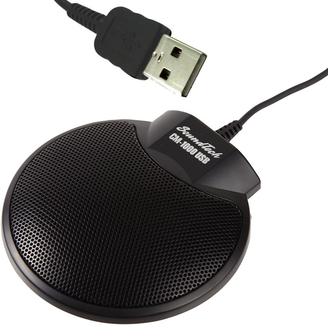 Table Top Conference Microphone with Omni-Directional Stereo USB, Pack of 2 N6650