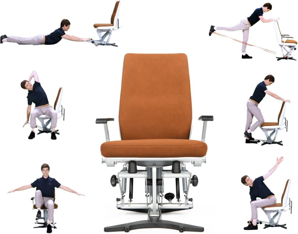 Ergonomic Office Chair Exercise Chair Pilates Yoga Reformer T22187