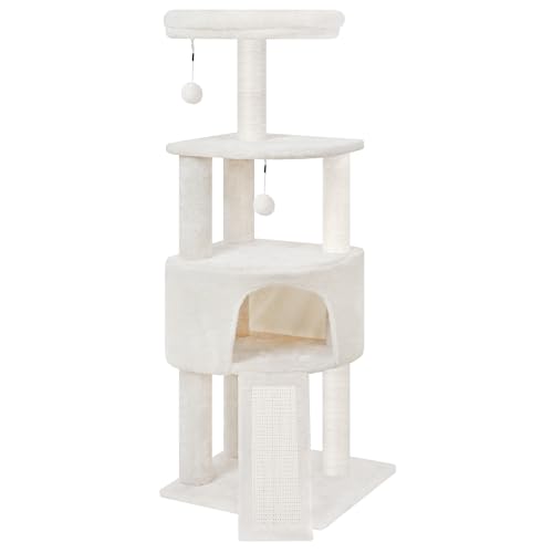 Grey Cat Tree with Scratching Post W16451