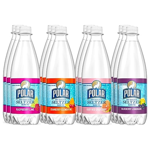 Seltzer Variety Pack Flavored Sparkling Water, 20 fl oz, 12 pack Y645998