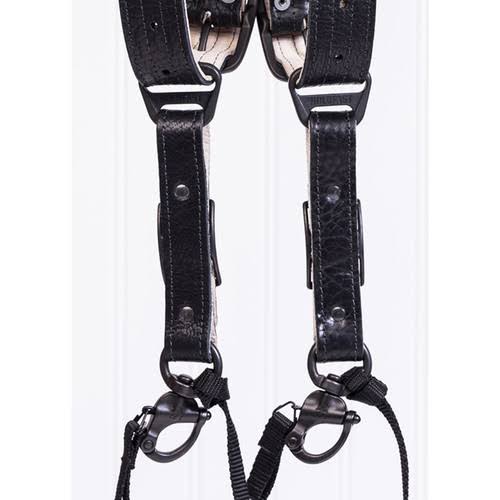 Black Leather Three-Camera Harness C45907