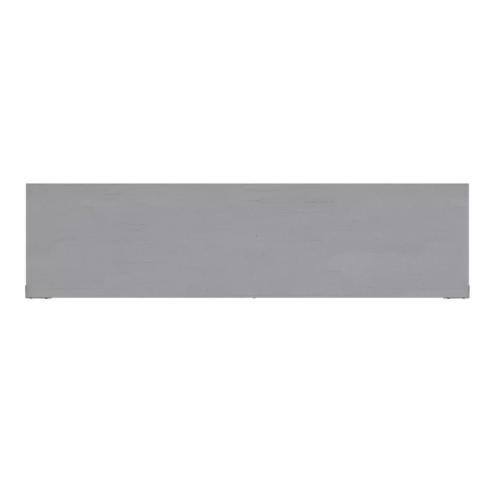 60 Inch Coastal Gray Media Console Cabinet S9155