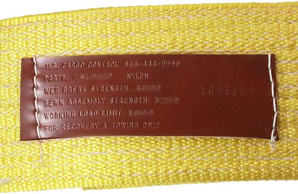 4 Inch x 30 Foot 2-ply Recovery Strap with Cordura Reinforced Eyes L911