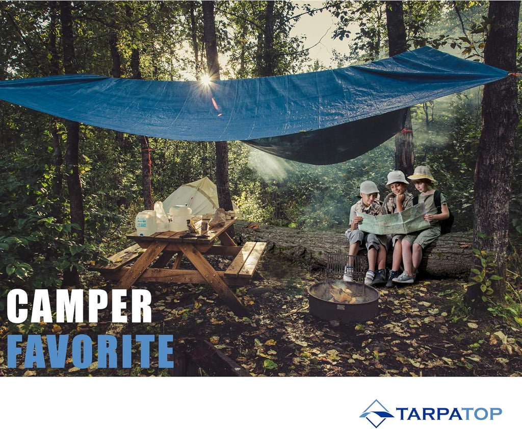 Blue Waterproof Poly Tarp E19901