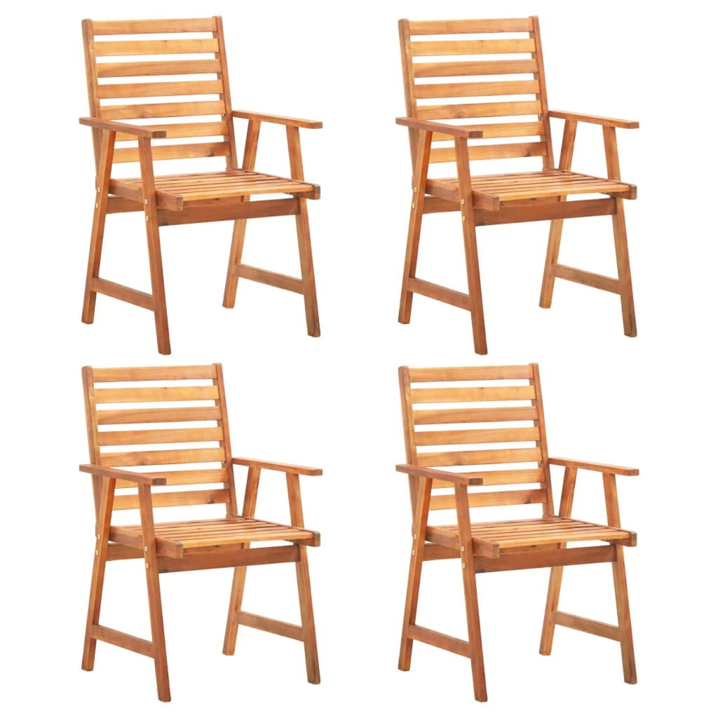 Set of 5 Acacia Wood Patio Dining Set E1392
