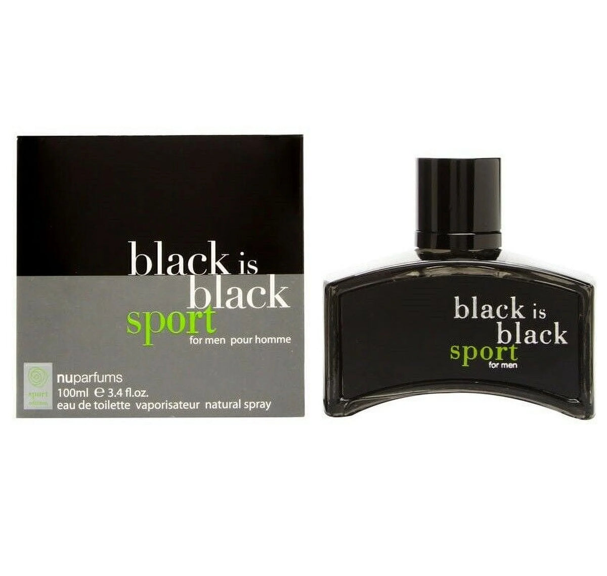 Black Is Black Sport Eau de Toilette 3.4 oz B582470